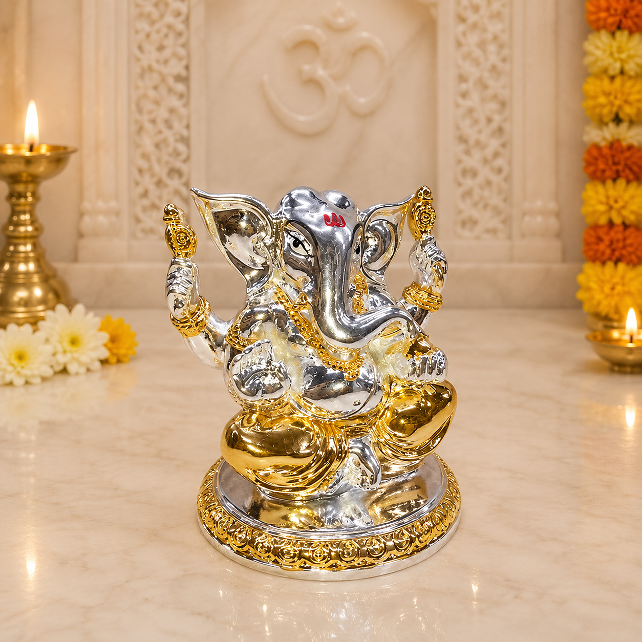 Silver Ganesh Ji
